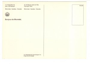 Miniature Work, The Olympic Park, Montreal 1976, Quebec