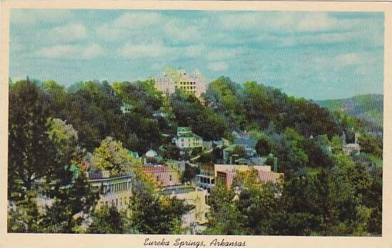 Arkansas Eureka Springs Birds Eye View Of Eureka Springs 1967