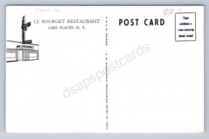 PC1/ Lake Placid New York Postcard c1910 Interior Le Bourget Restaurant 521