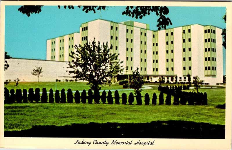 Postcard HOSPITAL SCENE Newark Ohio OH AO6153