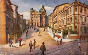 PC CPA BRAZIL, BAHIA, RUG DE SAO BENETO, VINTAGE POSTCARD (b11342)