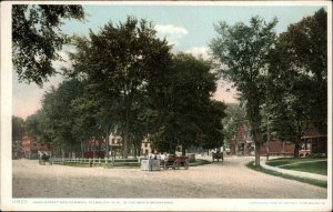 Plymouth New Hampshire NH Main St. #11825 c1910 Detroit Publishing Postcard