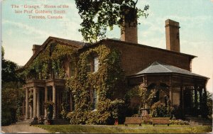 Toronto ON The Grange Home of Prof. Golden Smith c1913 CNE Cancel Postcard G58