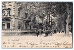 1906 Hotel Royal Kurhausstrasse Bad Kreuznach Germany Antique Posted Postcard