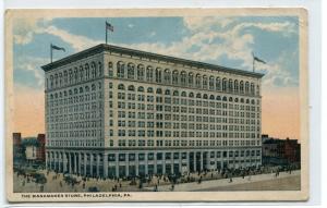 Wanamaker Department Store Philadelphia Pennsylvania 1920c postcard