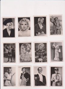 MOVIE FILM STARS 100 Different Vintage ROSS Real Photo Cigarette Cards (L5837)