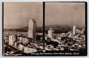 San Francisco From Mark Hopkins Hospital To Story Fam Fall River MA Postcard X21