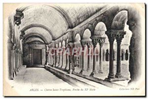 Old Postcard Arles Cloitre Saint Trophisme Porch Du 11eme