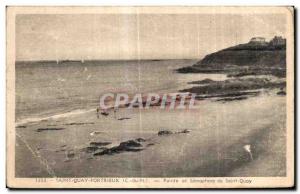 Postcard Old Saint Quay Portrieux and Semaphore Pointe Saint Quay