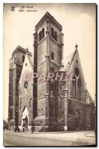 Old Postcard Dijon church Saint John