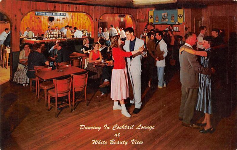 Dancing In Cocktail Lounge White Beauty View - Hawley, Pennsylvania PA  