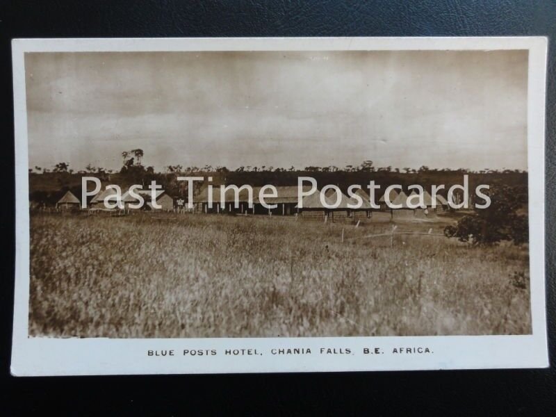 c1920's RP - Blue Posts Hotel, Chania Falls B. E. Africa - Kenya