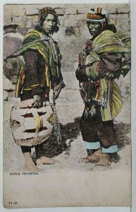 PERU Peruvian Indians, Indios Peruanos Udb Postcard M13