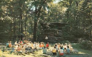 PROSPECT, PA Pennsylvania   CHAPEL ROCK~CAMP LUTHERLYN   1959 Chrome Postcard