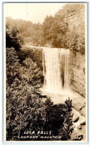 c1940's Lula Falls Lookout Mountain Chattanooga Tennessee TN RPPC Photo Postcard