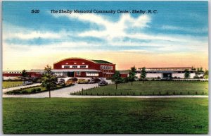 The Shelby Memorial Community Center Shelby North Carolina NC Postcard