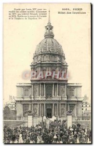 Old Postcard Paris Hotel des Invalides