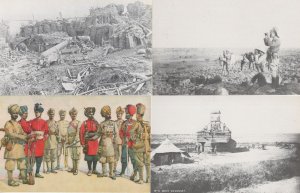 Crimean War West Redoubt Pioneer Regiments 4x Military Postcard s