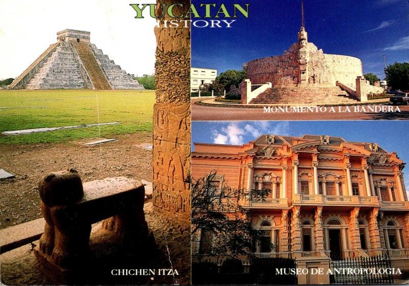 Mexico Greetings From Yucatan Multi View 1997