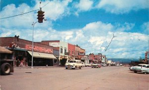 Postcard Utah Roosevelt US 40 automobiles Cub Thorne 1961 roadside 23-1278