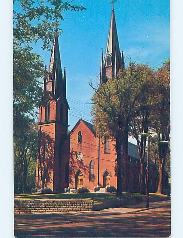 Unused Pre-1980 CHURCH SCENE Winooski Vermont VT A7182