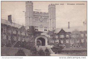 Blair Hall Princeton University Princeton New Jersey Albertype 1923