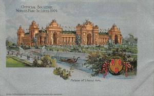 1904 World's Fair St Louis MO Palace of Liberal Arts Postcard