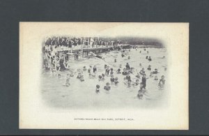 Real Photo Post Card Ca 1904 Detroit MI Belle Isle Park Printed By Detroit News