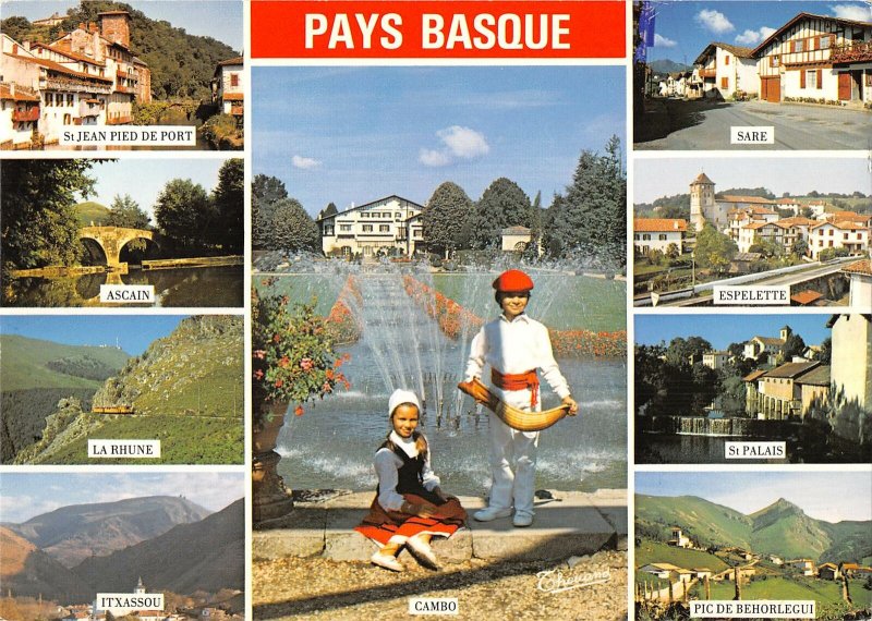 B108612 France Pays Basque Ascain la Rhune Itxassou Sare St Palais real photo uk