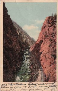 Postcard Platt Canyon Colorado 1911