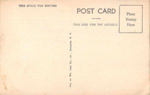 Bath New York Veterans Admin Facility Library Post Office Postcard JH230615