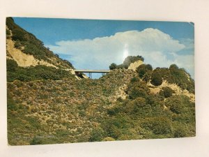 Rim O' The World Drive Highway Postcard San Bernardino CA Mount Andreson Bridge