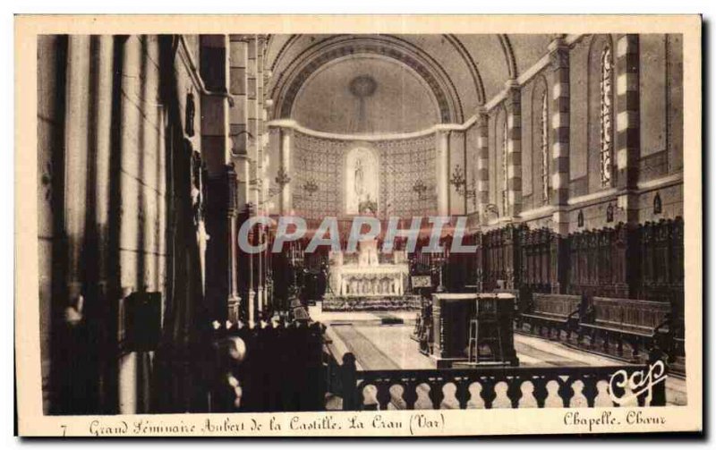 Old Postcard Crau Grand seminatire of Castile