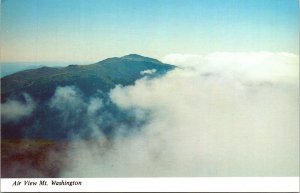 Air View Mt Washington White Mountain New Hampshire NH Fog Sky Postcard VTG UNP 