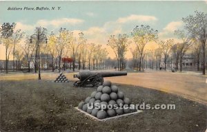 Soldiers Place - Buffalo, New York NY Postcard