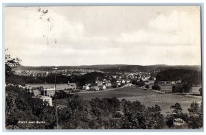 Boras Sweden Postcard Utalkt General View 1936 Vintage Posted RPPC Photo