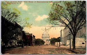 VINTAGE POSTCARD VIEW FROM THE HOUSE OF REPRESENTATIVES WASHINGTON D.C. 1912