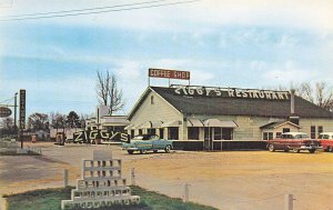 North Bamburg SC Ziggy's Restaurant Amoco Gas Station Old Cars Postcard