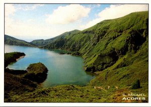 Portugal Azores San Miguel Fogo Lake