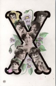 Alphabet Letter X - photos of women