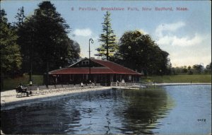 New Bedford Massachusetts MA Park Pavilion c1910s Postcard