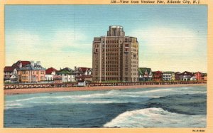 Atlantic City New Jersey, From Ventnor Residential Section Pier Vintage Postcard