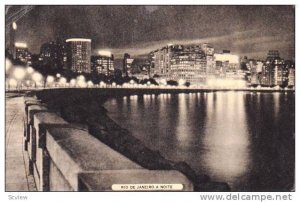Night View, Rio De Janeiro A Noite, Brazil, 1900-1910s
