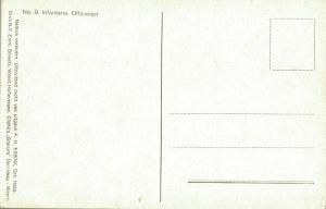 Military postcard Infanterie Officieren 02.14