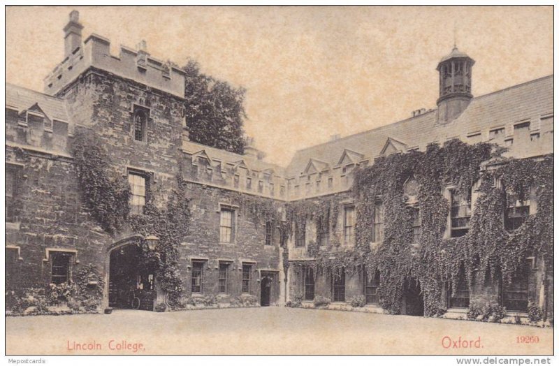 Lincoln College, Oxford (Oxfordshire), England, UK, 1900-1910s