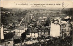 CPA ANGOULEME - Vue d'ensemble de la ligne et de la route de Bordeaux (519065)