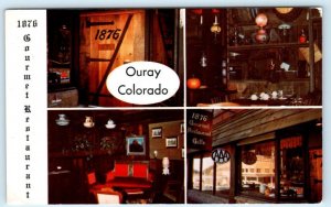 OURAY, CO Colorado ~ Roadside 1876 GOURMET RESTAURANT c1960s Postcard