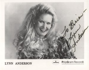 Lynn Anderson Country & Western Polygram Records Hand Signed Photo