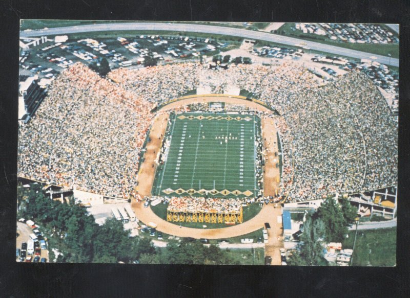 COLUMBIA MISSOURI TIGERS UNIVERSITY FOOTBALL STADIUM GAME VINTAGE POSTCARD MO.