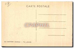 Old Postcard Louvesc Ardeche General view
